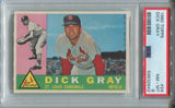 1960 Dick Grey Topps PSA 8 #24 St. Louis Cardinals 2642