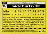 2025 Nick Kurtz Topps Update 1990 CHROME SILVER PACK ROOKIE RC #U90C-93 Athletics