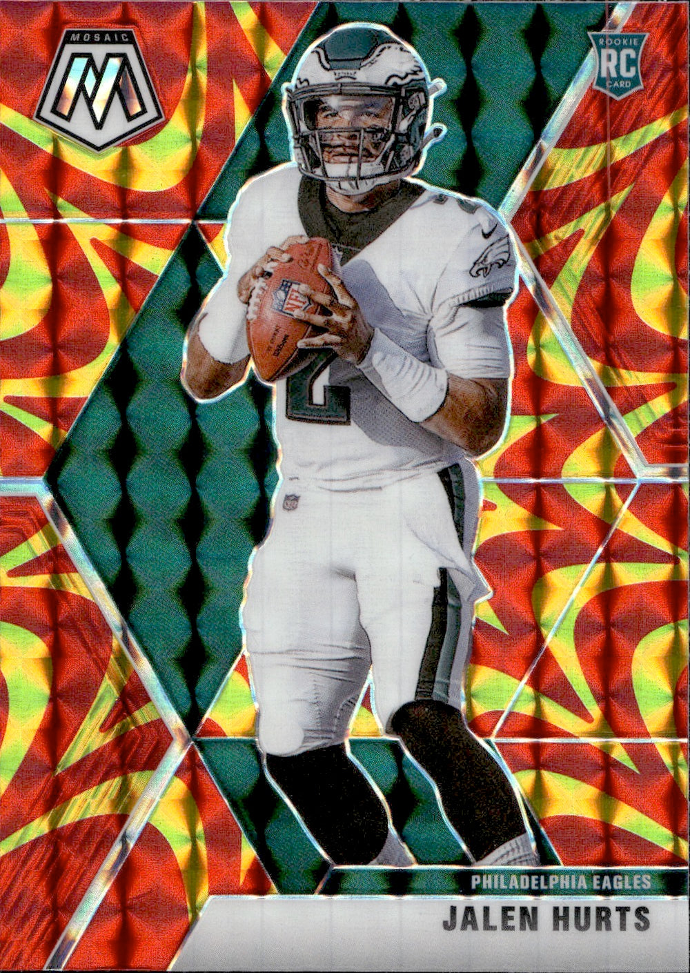 2021 PANINI SELECT Jalen Hurts ( EAGLES hotsell ) PATCH JERSEY PRIZM SP Card /99