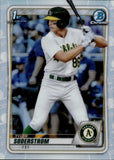 2020 Tyler Soderstrom Bowman Chrome Draft REFRACTOR #BD-119 Oakland A's 2