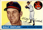 1955 Wally Westlake Topps #102 Cleveland Indians BV $25