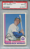 1982 Rick Monday O-PEE-CHEE PSA 10 #6 Los Angeles Dodgers 4277