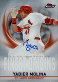2019 Yadier Molina Topps Finest ORIGINS AUTO AUTOGRAPH #FOA-YM St. Louis Cardinals