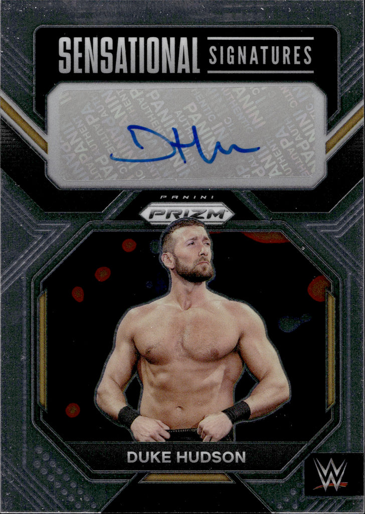2023 Duke Hudson Panini Prizm WWE SENSATIONAL SIGNATURES AUTO AUTOGRAP 2023 Duke Hudson Panini Prizm WWE SENSATIONAL SIGNATURES AUTO AUTOGRAP