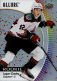 2023-24 Logan Cooley Upper Deck Allure CONFETTI ROOKIE RC #106 Phoenix Coyotes