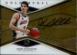 2019-20 John Stockton Panini Opulance GOLD MEDAL AUTO 57/79 AUTOGRAPH #GMA-JS Utah Jazz HOF