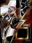 2023 Asuka Panini Select WWE SPARKS HOLO SILVER SHIRT RELIC #SP-ASK Monday Night Raw