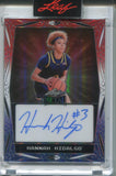 2024 Hannah Hidalgo Leaf Metal RED WHITE AND BLUE AUTO 18/25 AUTOGRAPH #MI-HH1 Notre Dame Fighting Irish