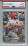 2022 Alex Burleson Topps Now CALL UP PSA 10 #889 St. Louis Cardinals 1921