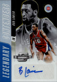 2018-19 Bob Lanier Panini Contenders Optic GOLD LEGENDARY CONTENDERS AUTO 09/10 AUTOGRAPH #LC-BLN Detroit Pistons
