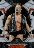 2023 "Stone Cold" Steve Austin Panini Select WWE HOLO SILVER CONCOURSE LEVEL DIE CUT #128 WWE Legend