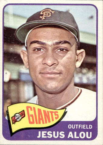 1965 Jesus Alou Topps #545 San Francisco Giants BV $25 1