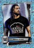 2025 Roman Reigns Topps Chrome WWE AQUA SHIMMER REFRACTOR 167/199 #3 Friday Night Smackdown