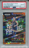 2024 Paige Bueckers Panini Prizm Draft Picks ORANGE ICE RATED PROSPECT PSA 10 #2 Dallas Wings 4024