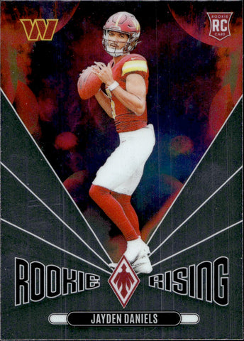 2024 Jayden Daniels Panini Phoenix ROOKIE RISING RC #RR-JDS Washington Commanders 3