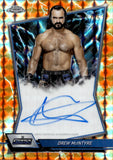 2026 Drew McIntyre Topps Chrome WWE ORANGE GEOMERTIC REFRACTOR AUTO 15/25 AUTOGRAPH #BBA-DRE Friday Night Smackdown
