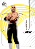 2025 Claudio Castagnoli Upper Deck SP Signature Edition AEW YELLOW 26/50 #19 AEW