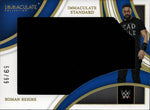 2022 Roman Reigns Panini Immaculate WWE IMMACULATE STANDARD JUMBO SHIRT 59/99 RELIC #IS-RRN Friday Night Smackdown