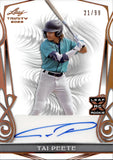 2023 Tai Peete Leaf Trinity ROOKIE AUTO 21/99 AUTOGRAPH RC #BA-TP1 Seattle Mariners