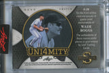 2025 Wade Boggs Leaf Spectacular UNI4MITY QUAD JERSEY 06/10 RELIC #U-28 Boston Red Sox HOF