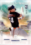 2025 Luke Keaschall Panini Boys Of Summer HOLO SILVER ROOKIE 18/25 RC #84 Minnesota Twins