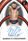 2022 Finn Balor Panini Immaculate Collection WWE MARKS OF GREATNESS AUTO 37/49 AUTOGRAPH #MG-FBL Monday Night Raw