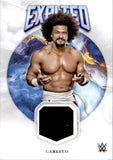 2025 Carlito Topps Exalted WWE SHIRT RELIC #ER-CAR Monday Night Raw