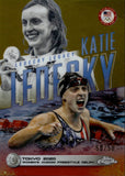 2024 Katie Ledecky Topps Chrome US Olympics GOLD REFRACTOR LEDECKY LEGACY 50/50 #KL-2 Swimming