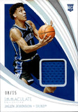 2021 Jalen Johnson Panini Immaculate Collegiate HOLO SILVER ROOKIE JERSEY 08/15 RELIC RC #RM-JJO Atlanta Hawks