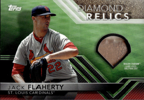 2020 Jack Flaherty Topps Opening Day DIAMOND RELIC BALLPARK DIRT #DR-JF St. Louis Cardinals