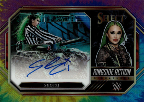 2022最新式 WWE PANINI PAIGE 25シリ サイン Tie-Dye カード