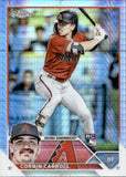 2023 Corbin Carroll Topps Chrome PRISM REFRACTOR ROOKIE RC #95 Arizona Diamondbacks 1