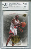 2009-10 Michael Jordan Upper Deck MJ LEGACY COLLECTION GOLD BCCG 10 #80 Chicago Bulls HOF 4164