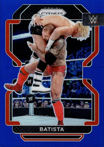 2022 Batista Panini Prizm WWE BLUE 030/199 #196 WWE Legend
