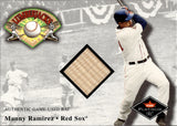 2001 Manny Ramirez Fleer Platinum LUMBERJACKS BAT RELIC #_MARA Boston Red Sox 1