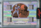 2025 Eddie Murray Leaf Spectacular HOLO SILVER FOIL UNI4MITY QUAD JERSEY 34/35 RELIC #U-6 Baltimore Orioles HOF