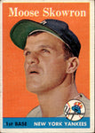 1958 Moose Skowron Topps #240 New York Yankees BV $40