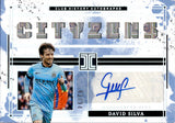 2024-25 David Silva Panini Impeccable Premier League CLUB HISTORY AUTO 43/94 AUTOGRAPH #CD-DSI Manchester City