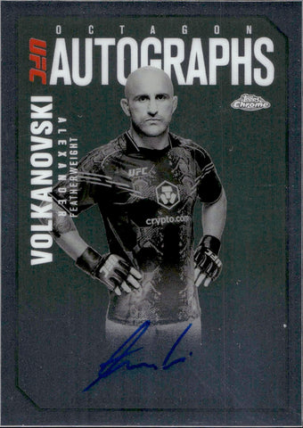 2024 Alexander Volkanovski Topps Chrome UFC AUTO AUTOGRAPH #OLA-AV Featherweight