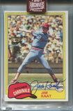 2023 Jim Kaatt Topps Archives Signarure Series AUTO 20/45 AUTOGRAPH #563 St. Louis Cardinals HOF