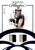 2025 Taysom Hill Panini Flawless BLUE FOIL DUAL PATCH 09/15 RELIC #GUM-THL New Orleans Saints