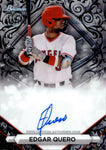 2023 Edgar Quero Bowman Sterling STERLING SILVER REFRACTOR AUTO 040/100 AUTOGRAPH #PA-EQ Anaheim Angels