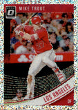 2018 Mike Trout Donruss Optic WHITE SPARKLE #121 Anaheim Angels