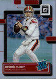 2022 Brock Purdy Donruss Optic HOLO SILVER RATED ROOKIE #277 San Francisco 49ers