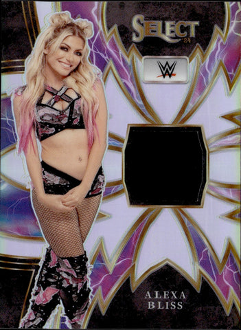 2024 Alexa Bliss Panini Select HOLO SILVER SPARKS SHIRT RELIC #SP-ABS Monday Night Raw