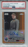 2023 Galen Erso Topps Star Wars Chrome ORANGE REFRACTOR AUTO 17/25 AUTOGRAPH PSA 9 #20 1944