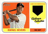 2018 Rafael Devers Topps Heritage High Number CLUBHOUSE COLLECTION ROOKIE JERSEY RELIC RC #CCR-RB Boston Red Sox