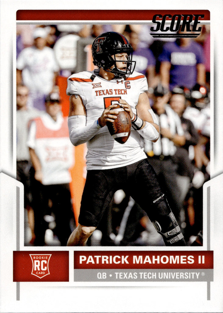 2017 Patrick Mahomes Panini Score ROOKIE RC #403 Kansas City Chiefs 2