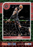 2024-25 Jalen Green Panini NBA Hoops PREMIUM GREEN LAZER PRIZM 04/25 #26 Houston Rockets