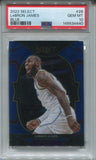 2022-23 LeBron James Panini Select CONCOURSE LEVEL BLUE PSA 10 #26 Los Angeles Lakers 4440